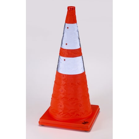 Nylon Collapsible Traffic Cone, 28