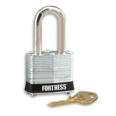 Lockout Padlock, Keyed Different, Steel, Black, 2 in Shackle Height, 1 9/16 in Body Width MPN:1803LHBLK