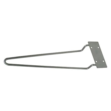 Traffic Cone Holder, Steel, 22 in Height, 2.12 lb, Gray MPN:1EKW2