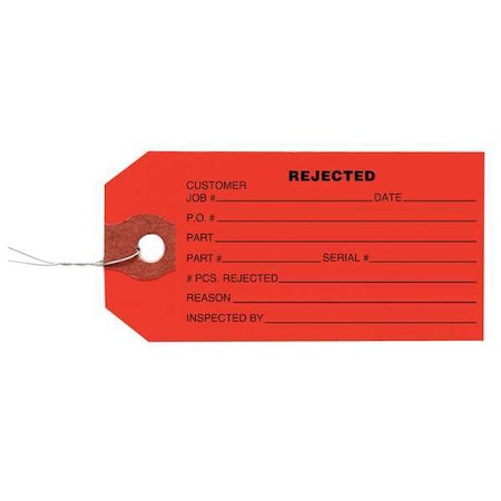 Tag, Paper, 2 3/8 in Width, 4 3/4 in Height, 1000 PK MPN:1HAB2