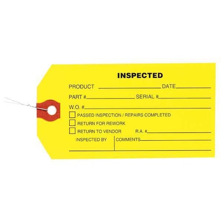 Tag, Paper, 2 3/8 in Width, 4 3/4 in Height, 1000 PK MPN:1HAB4