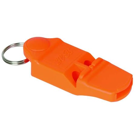 Whistle, Orange, ABS Plastic, Includes Wire Key Ring MPN:1ZBY6