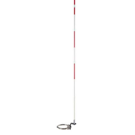 Pedestal Utility Marker, Fiberglass, 72 Height, White/orange MPN:2673-00031
