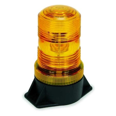 Warning Light, Amber, Strobe Tube, 12 to 80V DC, 72 FPM, 2 3/4 in Dia., Surface MPN:2ERP7