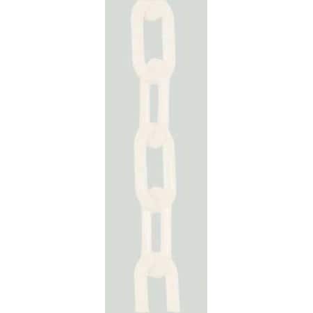 Plastic Chain, White, 100 ft Length, Gloss MPN:30001-100
