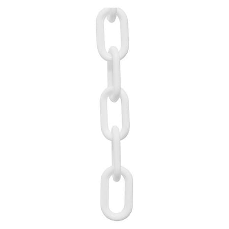 Plastic Chain, White, 25 ft Length, Gloss MPN:30001-25