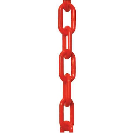 Plastic Chain, Red, 50 ft Length, Gloss MPN:30005-50