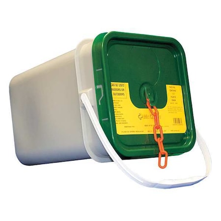 Plastic Chain, Safety Orange, 300 ft Length, Gloss MPN:30012-P