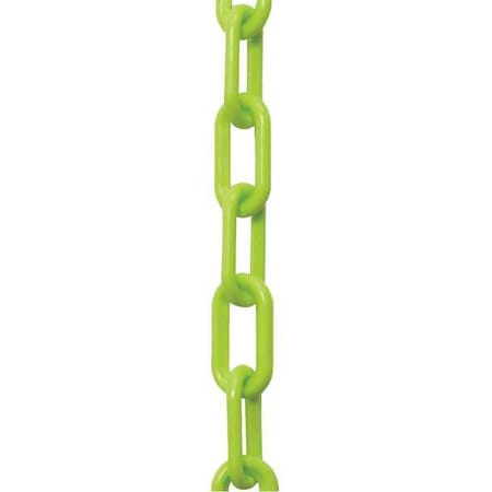 Plastic Chain, Safety Green, 50 ft Length, Gloss MPN:30014-50