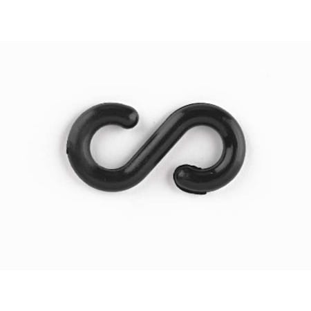 S-Hook for Plastic Chain Barrier, White, 1 237/500 in Length, Gloss MPN:30301-10
