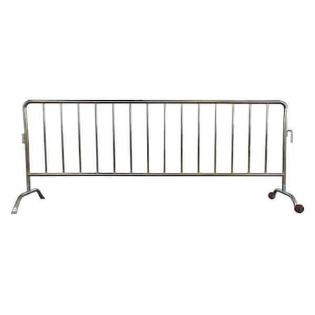 Crowd Control Barrier, Silver, No Legend, Zinc Plated MPN:31DW25
