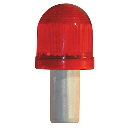 Safety Cone, LED Flashing, Red, Plastic MPN:3393-00002