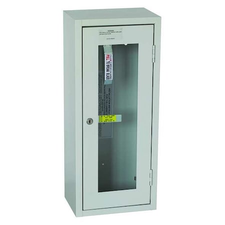 Fire Extinguisher Cabinet, Surface Mount, 23 5/8 in Height, 10 lb MPN:35GX49