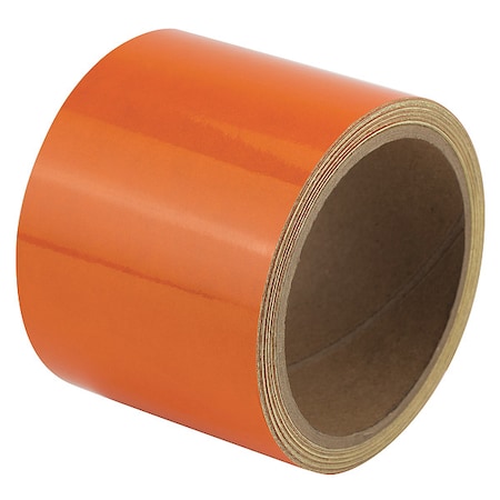 Floor Marking Tape Urethane Film 3 in W x 5.5 mil Thick MPN:35TA45