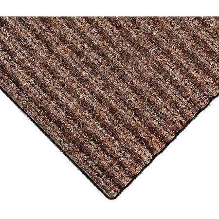 Entrance Mat, Polypropylene, 3/8 in Thick, Brown, 6 ft W x 60 ft L MPN:36EC52