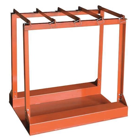 Forklift Cylinder Caddy, 1, 500 lb, Orange MPN:39J516