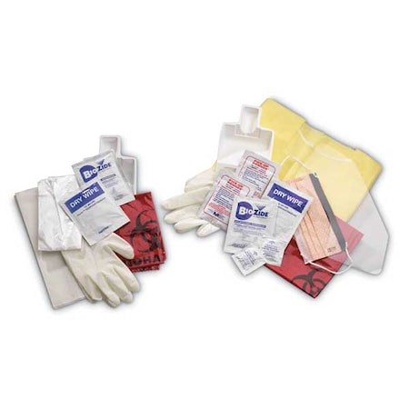 Biohazard PPE Kit, Biohazard Bag MPN:3ZDV8