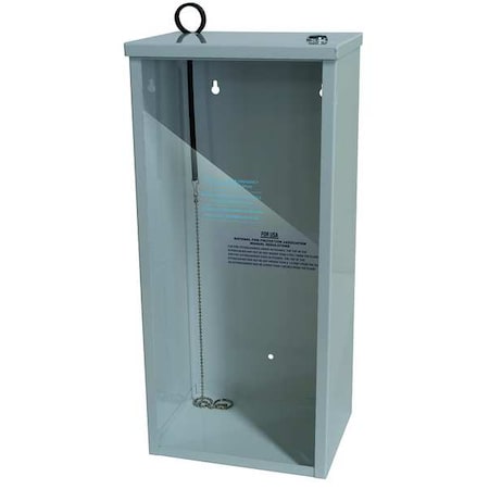 Fire Extinguisher Cabinet, Surface Mount, 24 3/8 in Height, 10 lb MPN:3ZV11