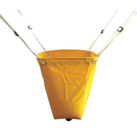 Roof Leak Diverter, 18x18 In., Yellow MPN:42X297