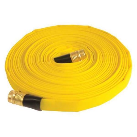 Wildland Fire Hose, Single Jacket, 50 ft Length, 3/4 in Hose Inside Dia., Polyester Hose Tube MPN:45DV03