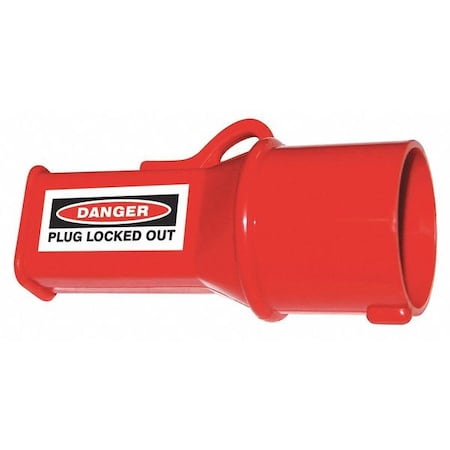Socket Lockout, Red, 1/4