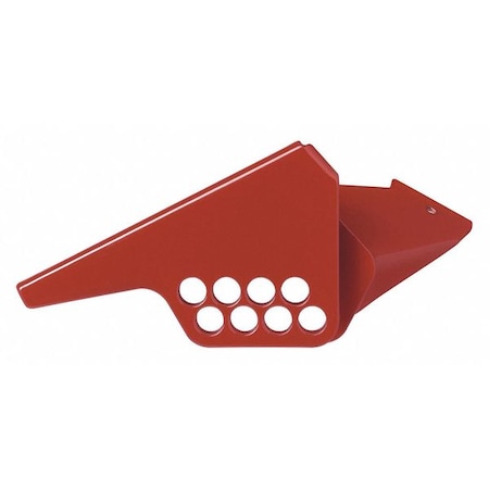 Ball Valve Lockout, Red, Steel MPN:45MZ85