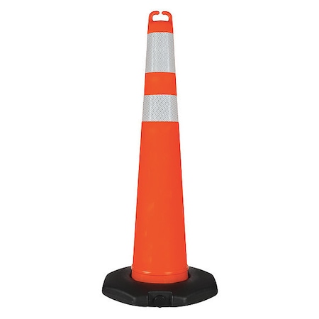 Traffic Cone, Polyethylene, Engineer, 42 in Height, 4.23 lb, Orange MPN:45YJ69