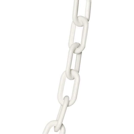 Plastic Chain, White, 50 ft Length, Gloss MPN:50001-50