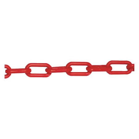 Plastic Chain, Red, 500 ft Length, Gloss MPN:50005-500