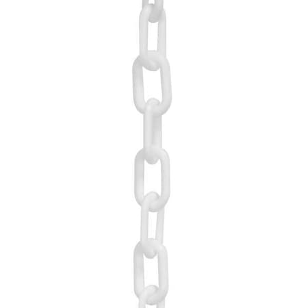 Plastic Chain, White, 100 ft Length, Gloss MPN:51001-100