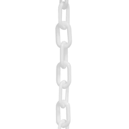 Plastic Chain, White, 50 ft Length, Gloss MPN:51001-50