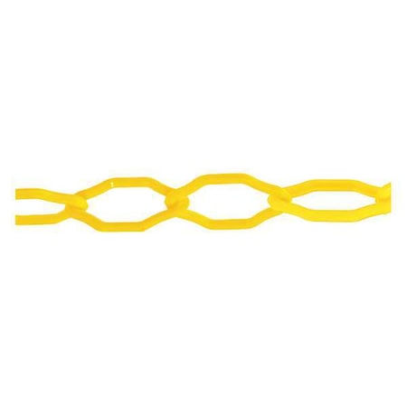 Plastic Chain, Yellow, 50 ft Length, Gloss MPN:53002-50