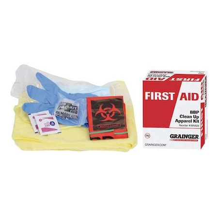 Bloodborne Pathogen Kit, Not Applicable Volume Absorbed per Kit, Box, White, 8 MPN:54587