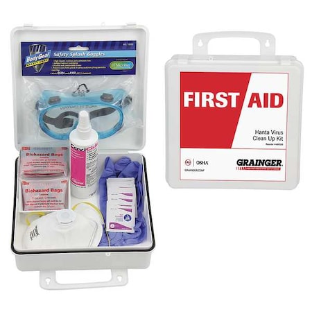 First Aid Kit, HPS Spill Clean Up, 18 pcs. MPN:54618