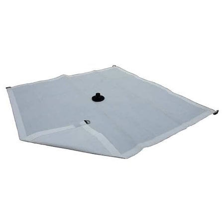 Tarp, Fire Retard Drainage, Poly, 15x15Ft MPN:5WUA1