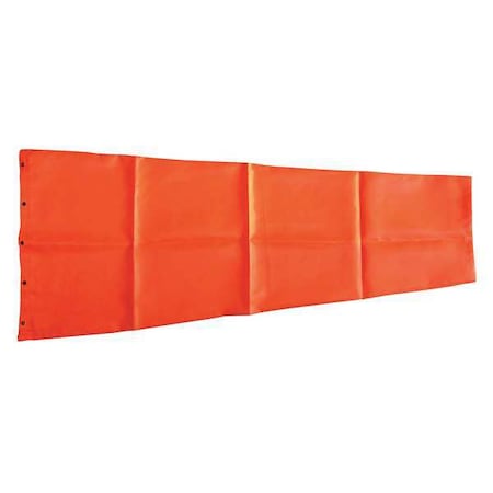 Replacement Windsock, Orange, Polyester, 55 in Length, Windsock Only MPN:5YGF2