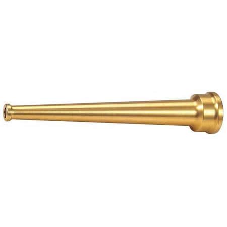 Fire Hose Nozzle, 1-1/2 In., Brass MPN:6AKC5
