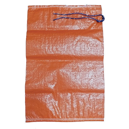 Sand Bag, Polypropylene, 27 in Length, Orange 100 PK MPN:6FGY0