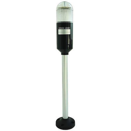 Tower Light Assembly, 24V AC/DC, Amber, Green, Red, 56 mm Dia., 16 7/8 in Height, LED MPN:6JZG8