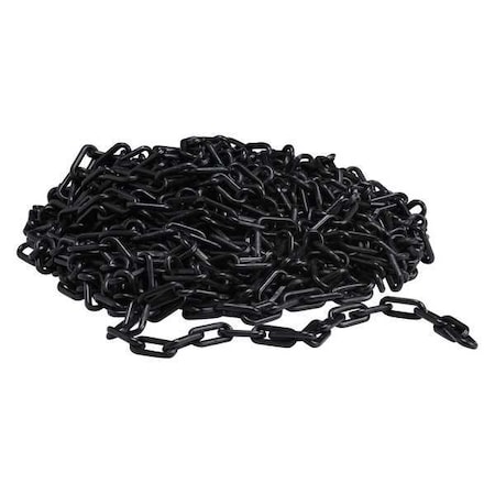 Plastic Chain, 2 In x 100 ft, Black MPN:78268