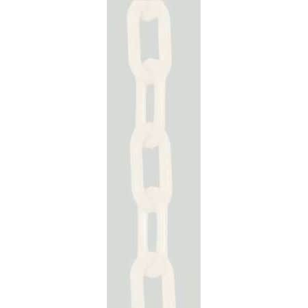 Plastic Chain, White, 100 ft Length, Gloss MPN:80001-100