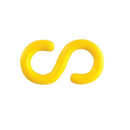 S-Hook for Plastic Chain Barrier, Yellow, 2 93/100 in Length, Gloss MPN:80302-10