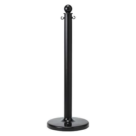Barrier Post, 40 In. H, Black, Polyethylene MPN:80937