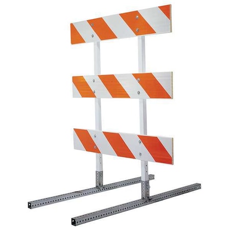 Square Barricade Feet, Silver, Blank MPN:80BAREFT01
