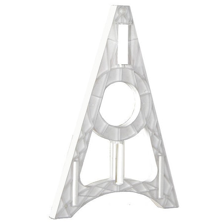 Barricade Leg, Polymer, Non-Reflective, 40 1/2 in Height, 29 in Length, 16.1 lb, White MPN:80BARELG14