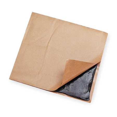 Adhesive Pads, Butyl, 3/16 in Height, 8 in Length, 0.7 lb, Black MPN:80BUTYL100
