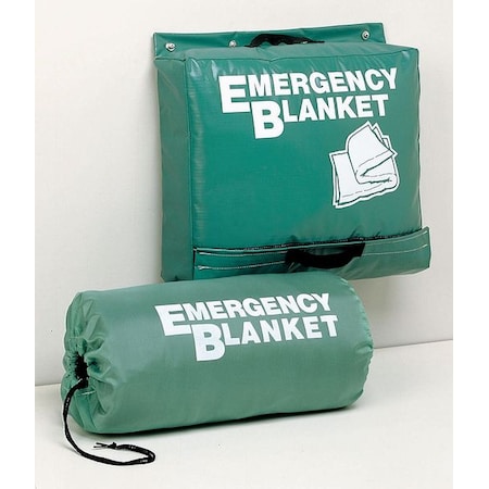 Emergency Blanket, Gray, 70 In. x 82 In. MPN:8A885