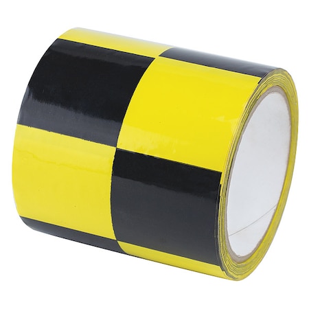 Floor Marking Tape vinyl 4 in W x 6 mil Thick MPN:8AEC6