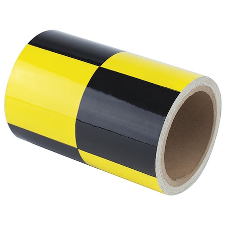 Floor Marking Tape vinyl 6 in W x 6 mil Thick MPN:8NEP4