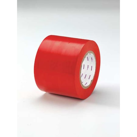 Safety Warning Tape Vinyl Red, 4